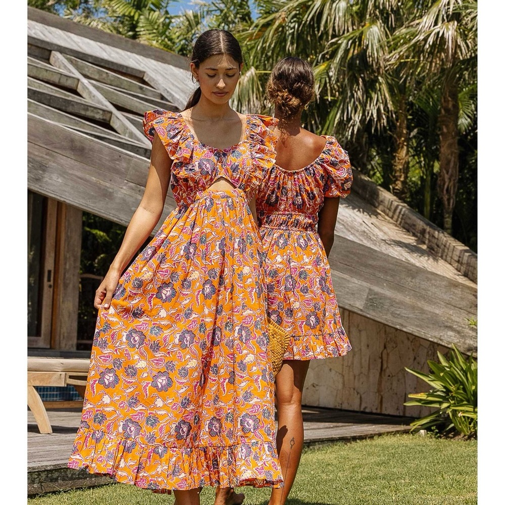Maia Ankle Dress | Tropique